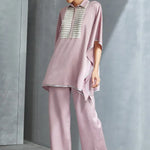 Metallic Hexa Kaftan Set Namrata Joshipura