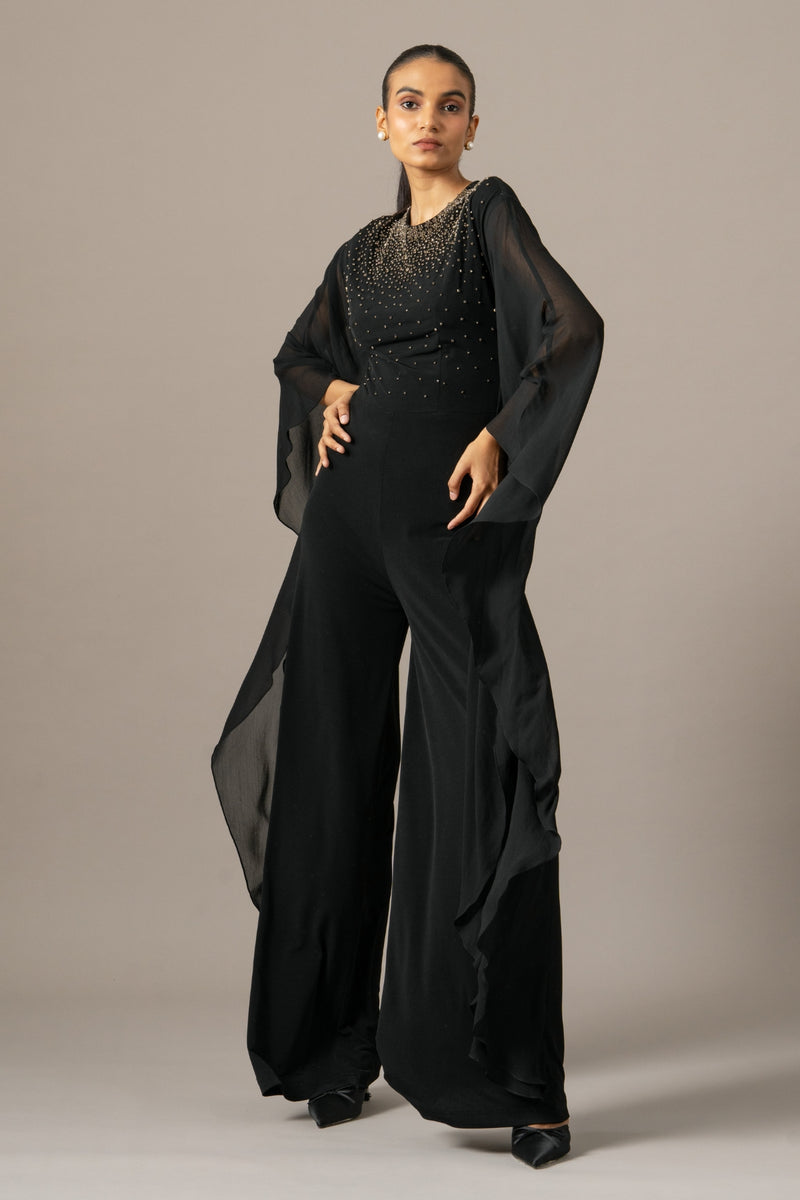 Star gaze Batwing Jumpsuit