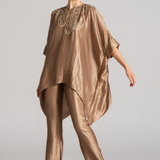 SHIMMER PAISLEY HANDKERCHIEF TUNIC