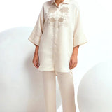 Hibiscus Shimmer Co-ord Set Namrata Joshipura