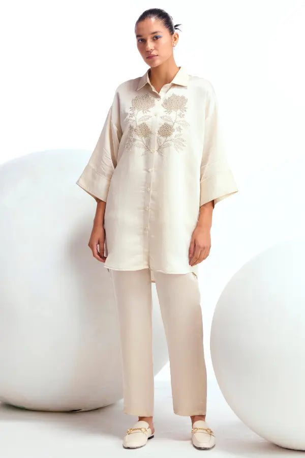 Hibiscus Shimmer Co-ord Set Namrata Joshipura