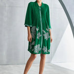 Wild Violet Pleated Dress Namrata Joshipura