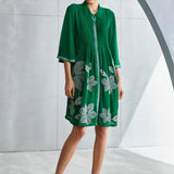 Wild Violet Pleated Dress Namrata Joshipura