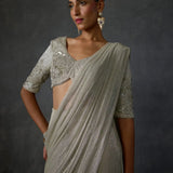 Peizuli Metalic Draped Saree Namrata Joshipura Online