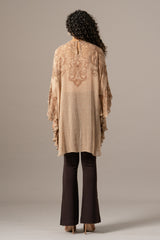 Paisley Print Side Frill Tunic