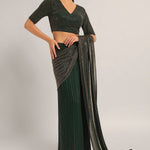 TRACKLINE DRAPED SAREE WITH BLOUSE Namrata Joshipura Online