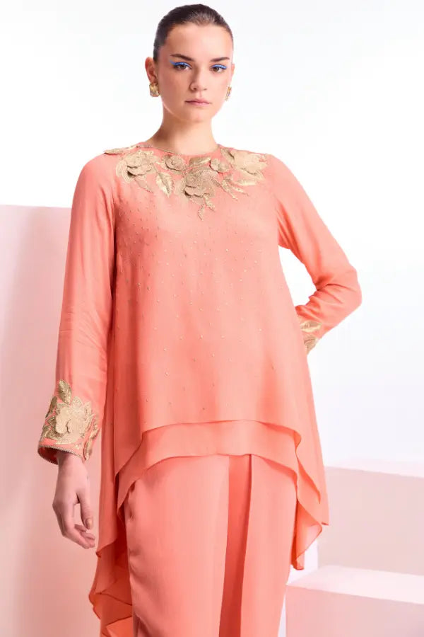 Dahlia Double Layer Co-ordset Namrata Joshipura