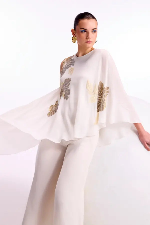 Katniss Asymmetric Drape Jumpsuit Namrata Joshipura