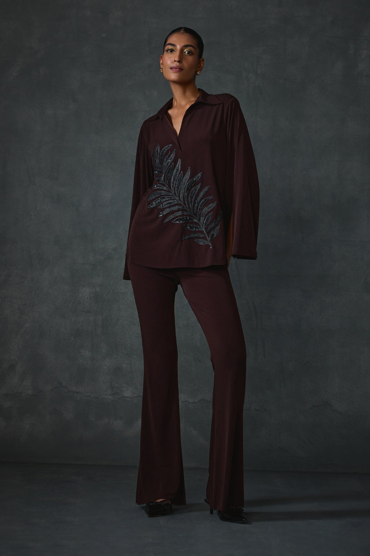 Flauxpetal Leaf Co-ord Set Namrata Joshipura Online