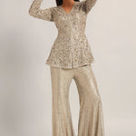 AMARA LONG PEPLUM WITH SHARARA Namrata Joshipura Online