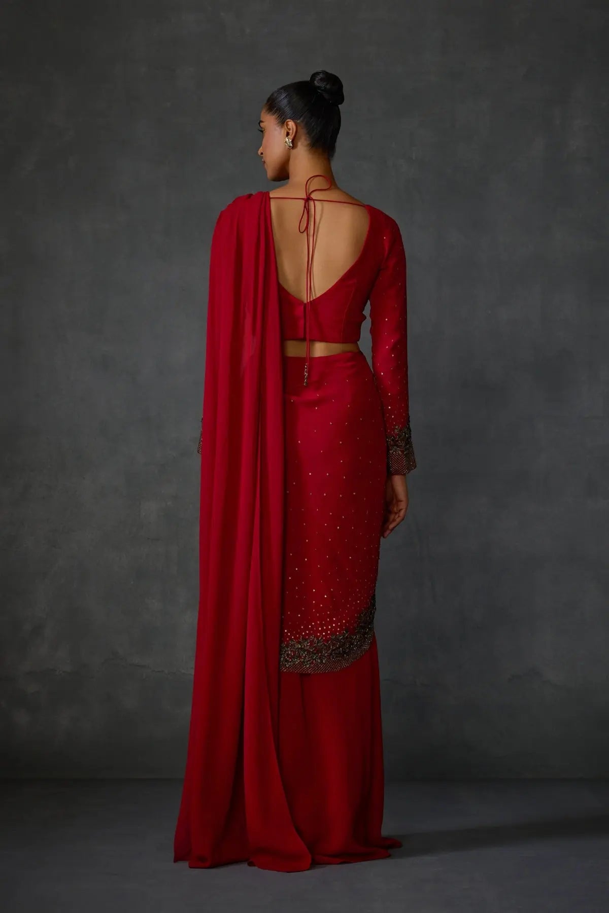 Lattice Draped Saree Namrata Joshipura Online
