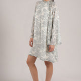 COSMIC DUST SHORT DRESS WITH NECK TIE