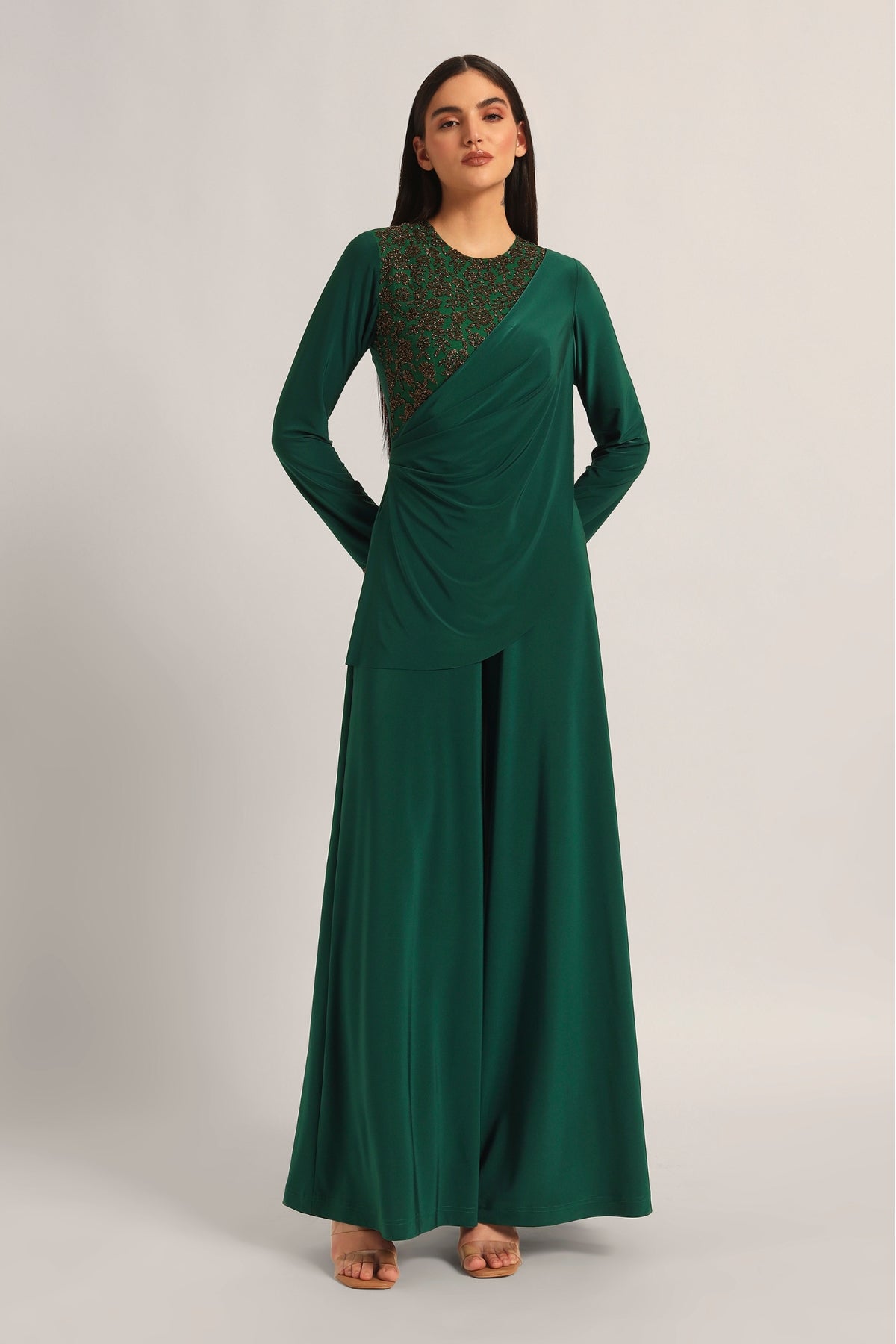 Juliette Front Flap Drape Jumpsuit Namrata Joshipura Online