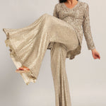 AMARA LONG PEPLUM WITH SHARARA Namrata Joshipura Online