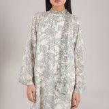COSMIC DUST SHORT DRESS WITH NECK TIE