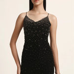Silver Dust Cowl Neck Gown Namrata Joshipura Online