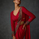 Lattice Draped Saree Namrata Joshipura Online