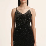 Silver Dust Cowl Neck Gown Namrata Joshipura Online