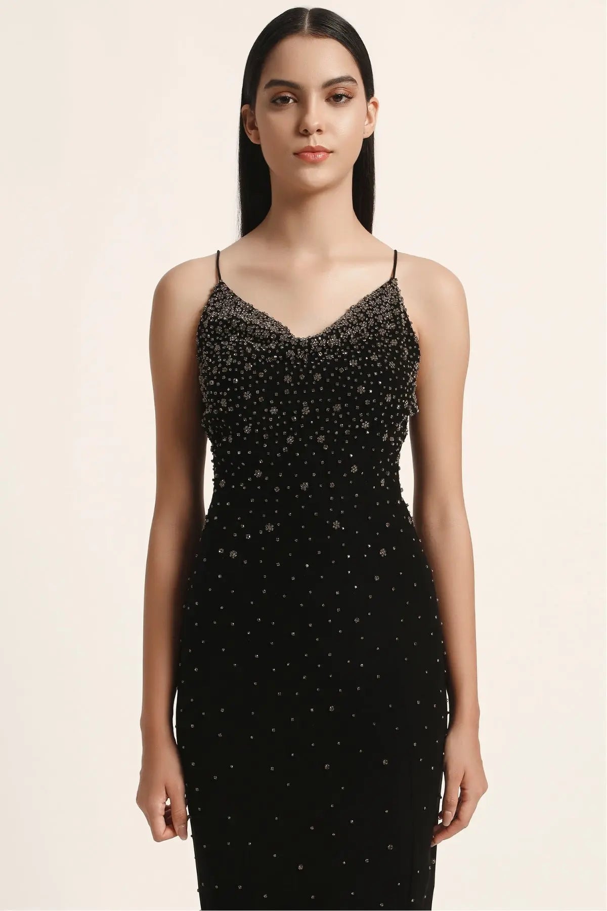 Silver Dust Cowl Neck Gown Namrata Joshipura Online