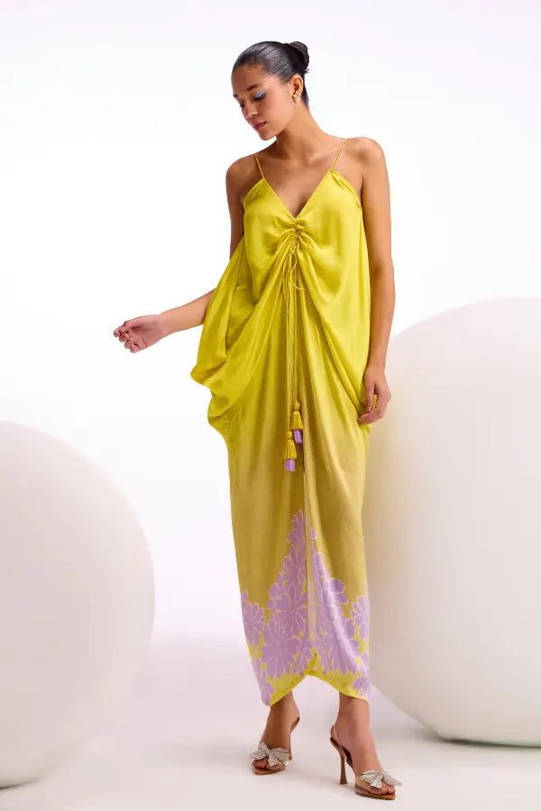 Cerelia Cowl Drape Dress Namrata Joshipura
