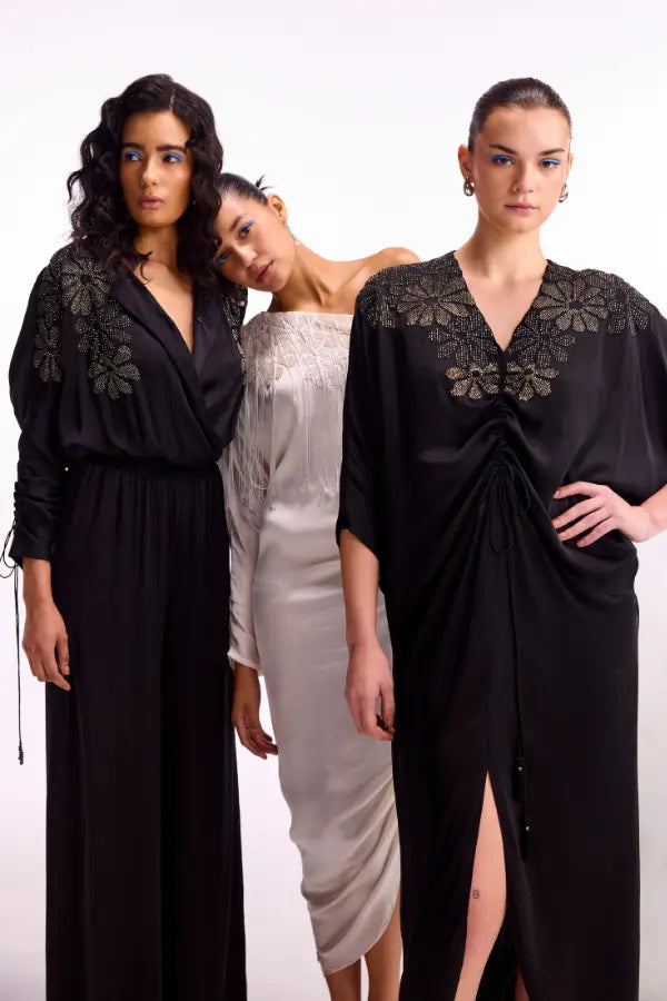 Cosmos Wide Collared Jumpsuit Namrata Joshipura