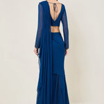 Trackline Saree With Emrmaid Drape Namrata Joshipura Online