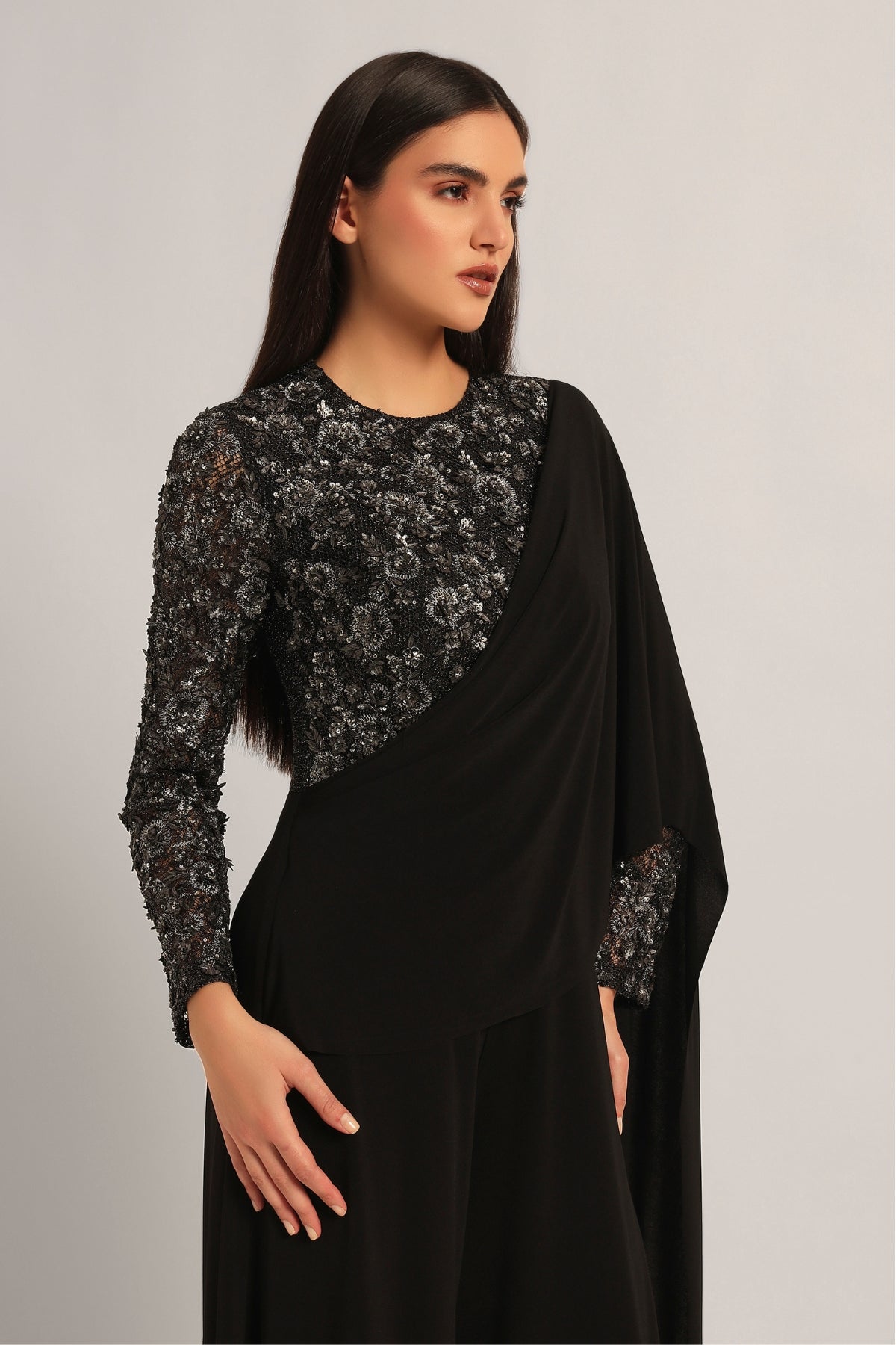 Intricate Amara Drape Jumpsuit Namrata Joshipura Online