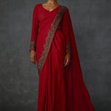 Lattice Draped Saree Namrata Joshipura Online