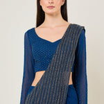 Trackline Saree With Emrmaid Drape Namrata Joshipura Online