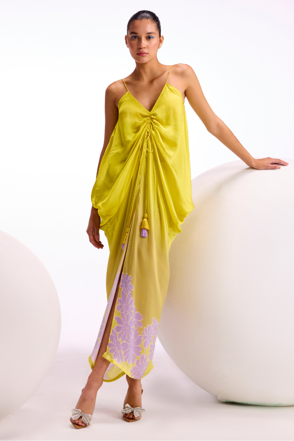 Cerelia Cowl Drape Dress