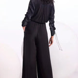 Cosmos Wide Collared Jumpsuit Namrata Joshipura