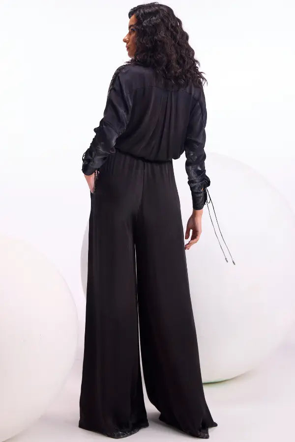 Cosmos Wide Collared Jumpsuit Namrata Joshipura