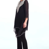 Metallic Pearl Handkerchief Hem Tunic Namrata Joshipura