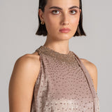 STAR DUST HALTER NECK CO-ORD SET