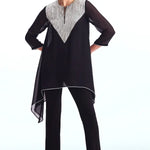 Metallic Pearl Handkerchief Hem Tunic Namrata Joshipura