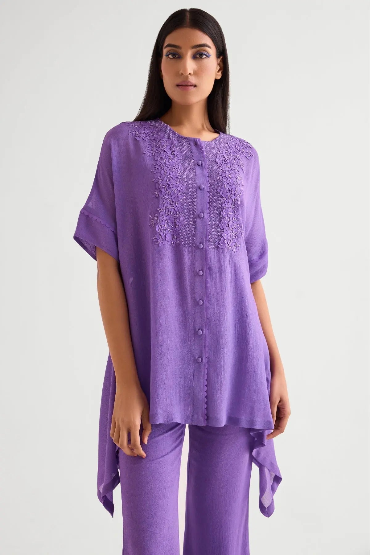 Latice Side Pannel Tunic Namrata Joshipura Online