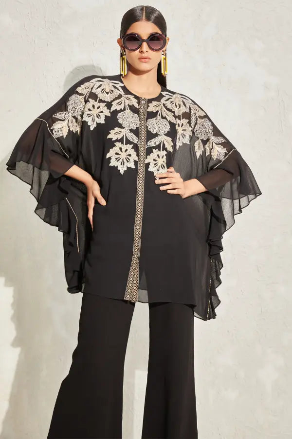 Laurel Frill Sleeve Co ord Set Namrata Joshipura