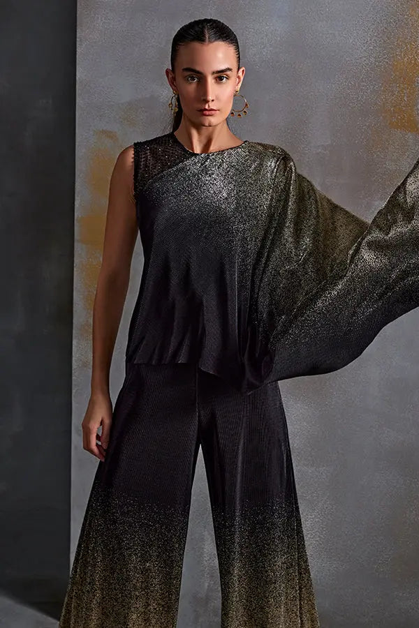 Sunset Fade Cape Jumpsuit Namrata Joshipura