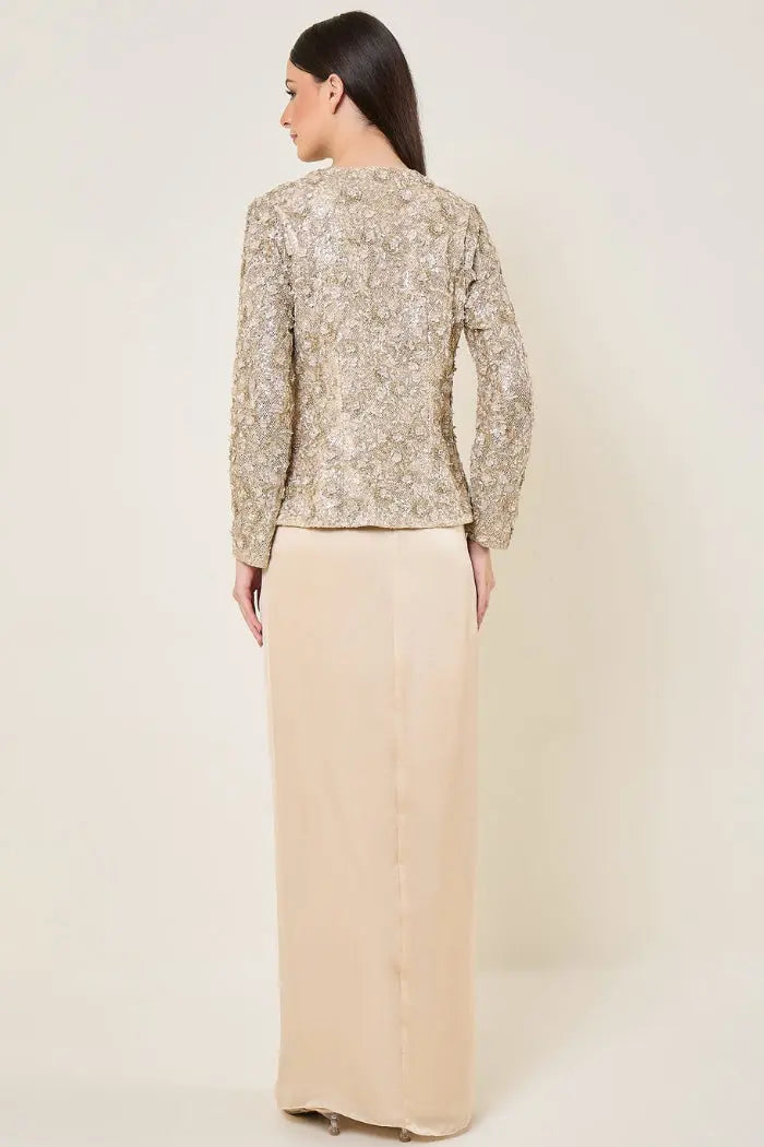 Amara Intricate Jacket With Drape Skirt Namrata Joshipura Online