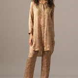 Paisley Front Placket Long Coord Set Namrata Joshipura Online