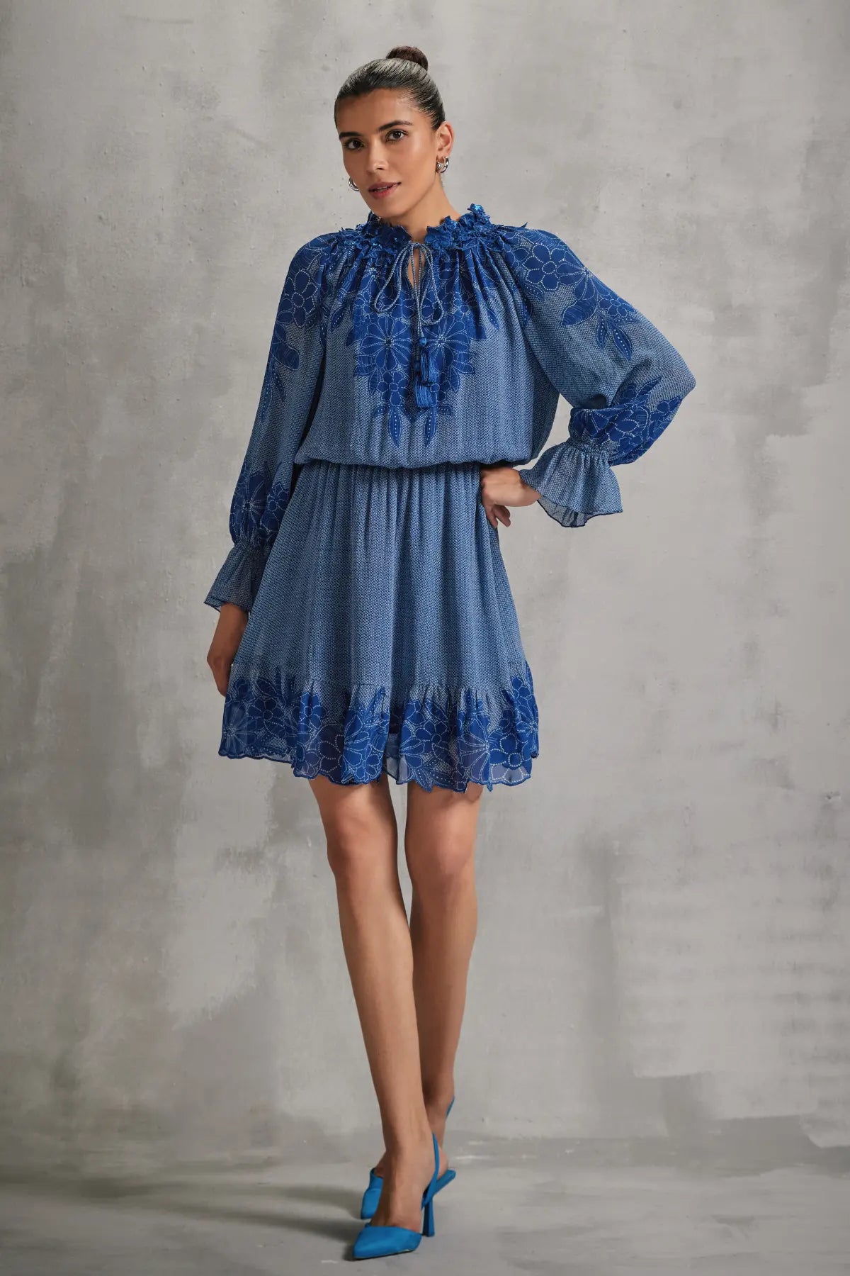 Hitachi Ruffled Tunic Namrata Joshipura