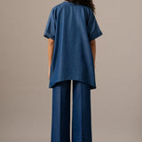 Rosette Zipper Handkerchief Tunic ROSETTE ZIPPER HANDKERCHIEF TUNIC