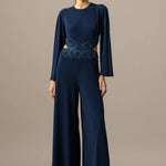 Baroque Waist Embroidered Side Cut Jumpsuit Namrata Joshipura Online