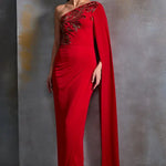 Autumn Fern One Off Sholder Gown Namrata Joshipura