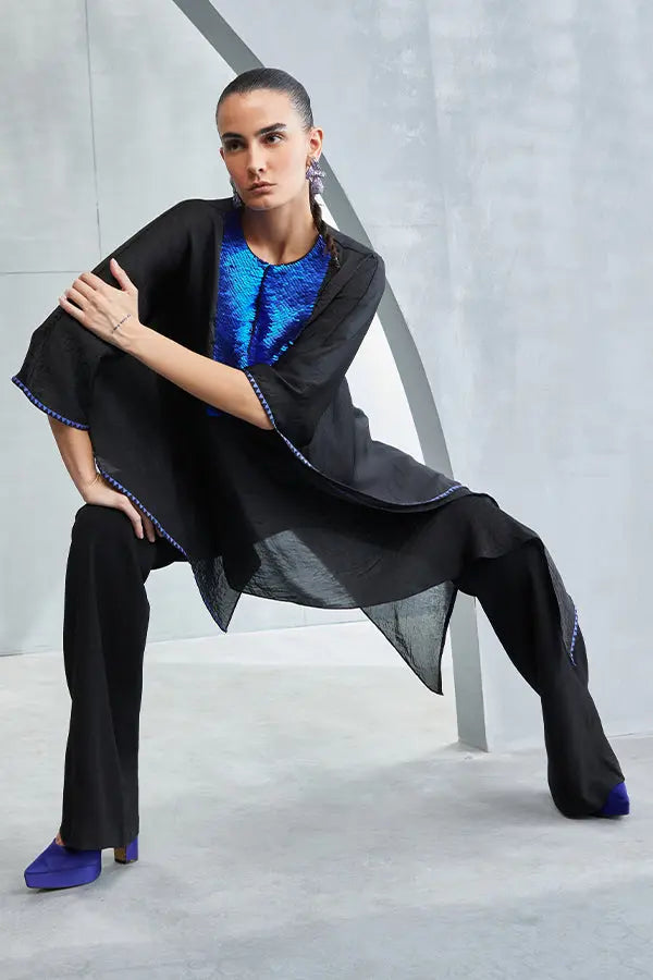 Fox Tail Asymmetric Tunic Namrata Joshipura