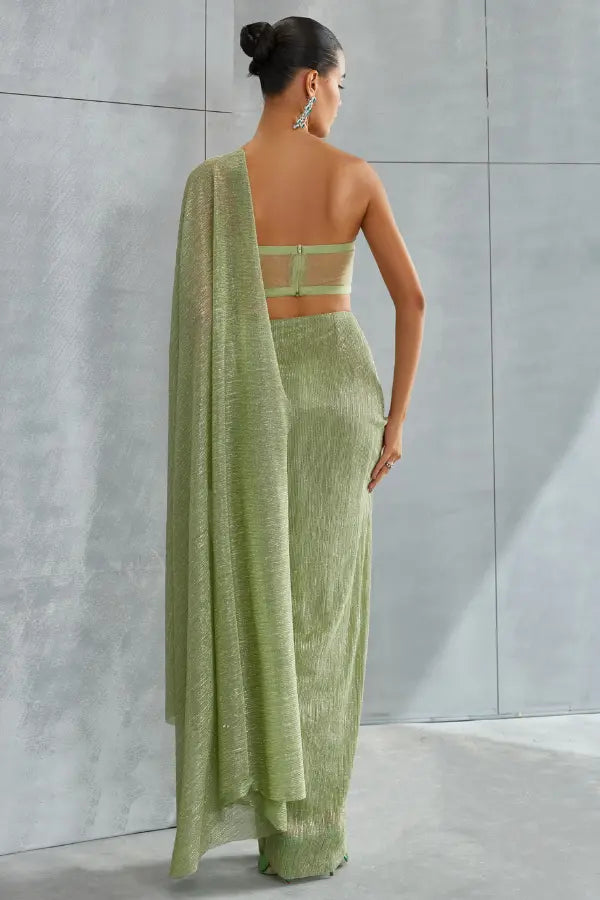 Fox Tail Drape Saree Namrata Joshipura