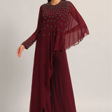 SILVER DUST FRONT FLAP JUMPSUIT Namrata Joshipura Online