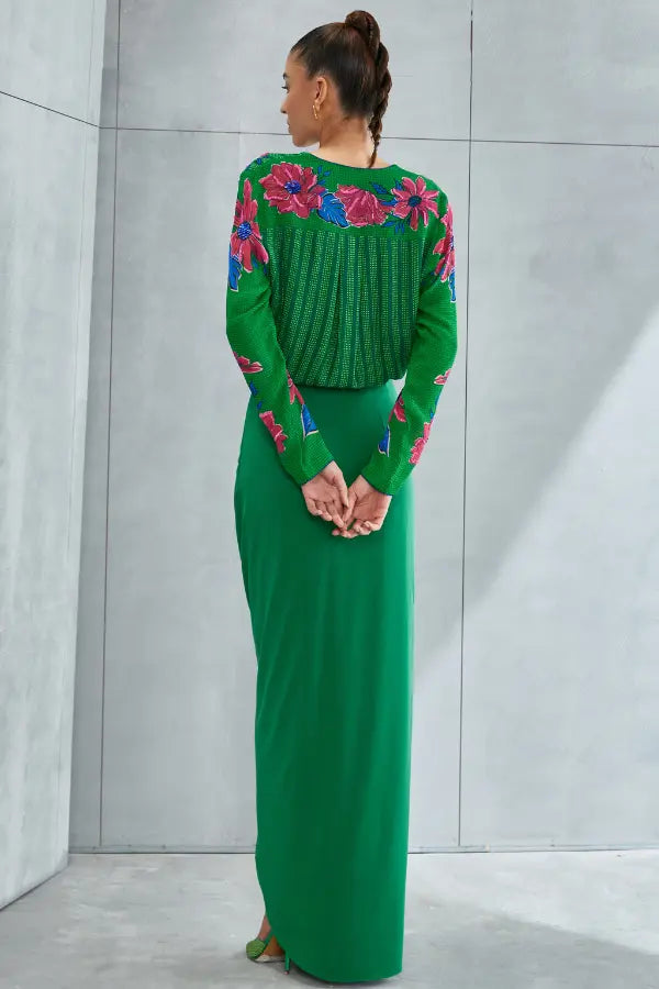 Zinnia Drape Skirt Set Namrata Joshipura