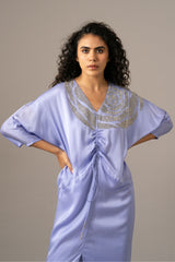Rosette Drawstring Dress