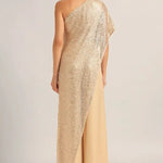 AMARA ONE SHOULDER MESH JUMPSUIT Namrata Joshipura Online